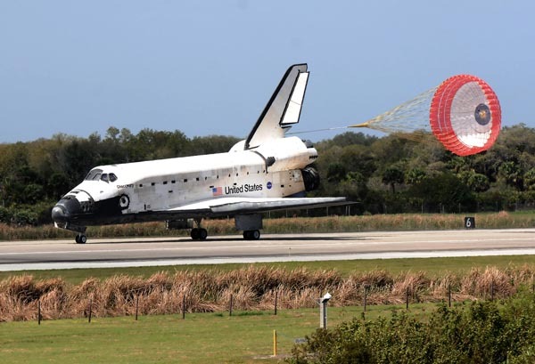 Final landing of Discovery, March 9, 2011.